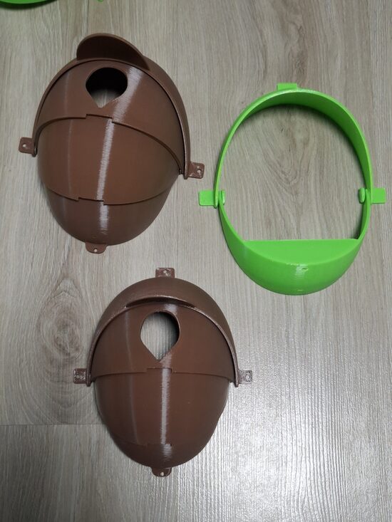 Putnu būrītis “Zīļuks” – lielajai zīlītei (brūna)