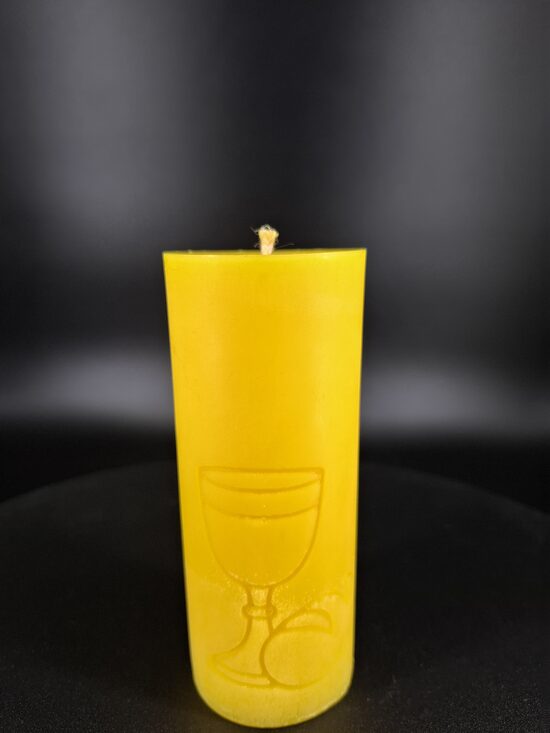 Svētas Maizes bišu vaska svece – Kauss, Klaips un Krusts (Nr:202)