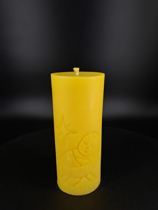 Dzīvības Brīnuma bišu vaska svece – Zvaigzne, Silīte un Krusts (Nr:203)